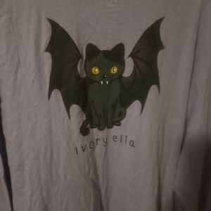 Ivory ella cat bat long sleeve 3x